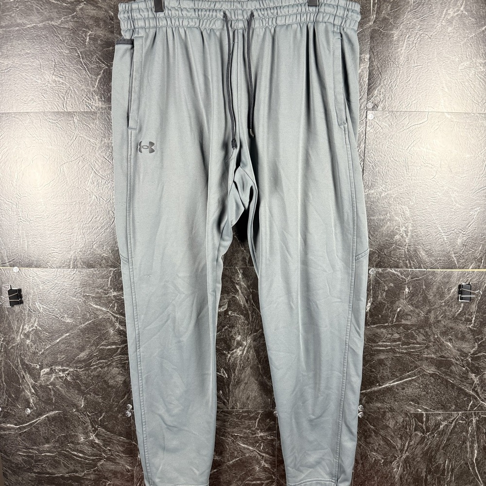 Under Armour Men's Grey Fleece Retro Tech Sweatpants Jogger XL